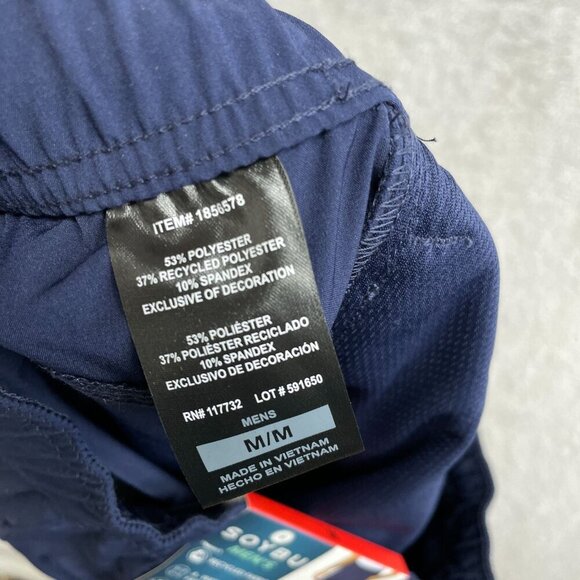 NEW Soybu Men's M Woven Jogger Track Pants  Navy - Picture 5 of 8